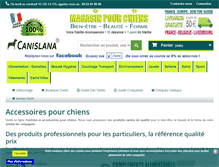 Tablet Screenshot of magasin-pour-chiens.com